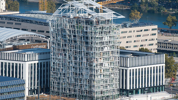 The Ycone building is spread over 14 floors