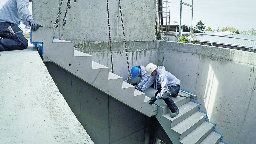 Bei der Entwicklung der Produktreihe wurde großen Wert auf den einfachen und schallbrückenfreien Einbau gelegt. 