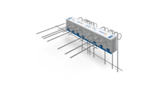 Schöck Isokorb® XT typu K-WU z łożyskiem oporowym HTE-Compact®: Element izolacji termicznej do balkonów wspornikowych lub zadaszeń kotwionych do ściany